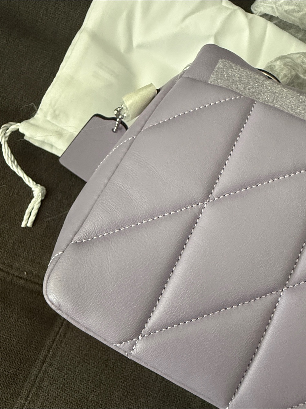Coach Lavender Quilted Tabby 26 Shoulder Bag - Picture 6 of 11